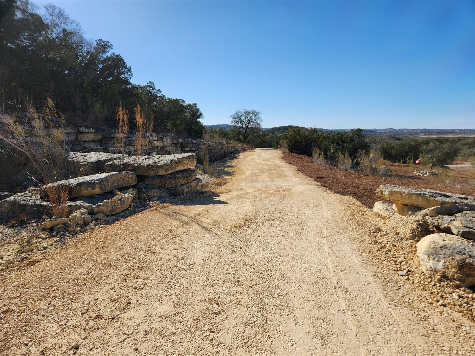 Finished drive tying back into the ranch road